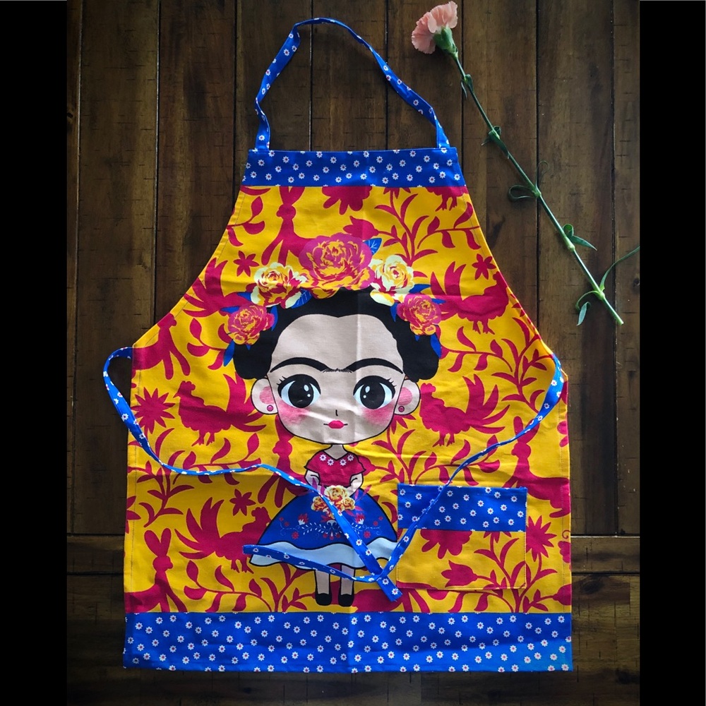 Frida Khalo Multi-Purpose one pocket adult apron